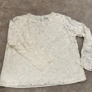 Express long sleeve lace top.